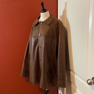 Eddie Bauer Men’s Supernatural‎ Dean Winchester Brown Distressed Leather Coat